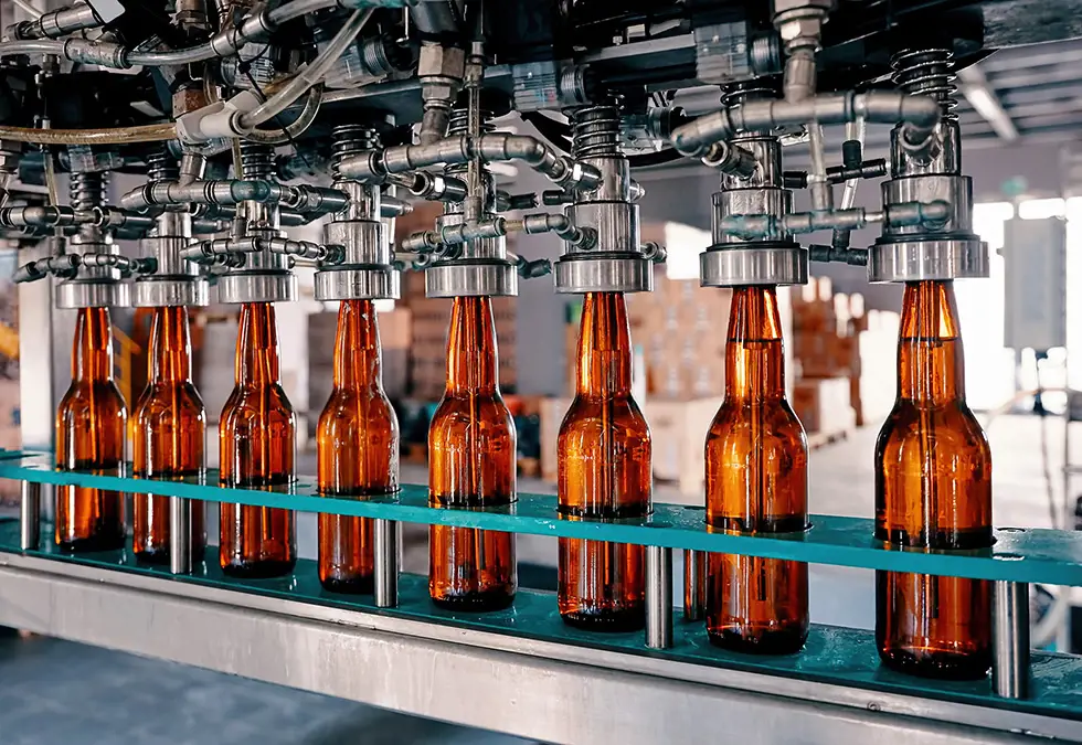 Bottles On Conveyor Belt_Spot Bottles On Conveyor Belt_Spot