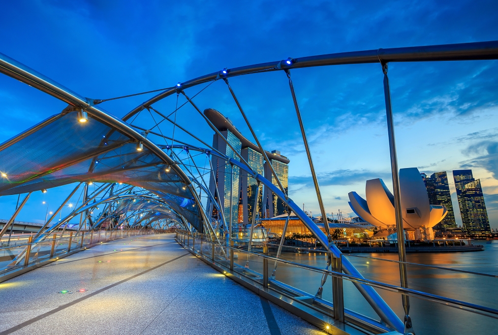 Singapore_Skyline At Dusk