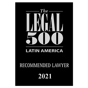 Legal 500 Latam 2021 Recommended Lawyer