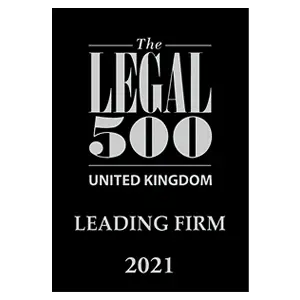 Legal 500 Uk 2021 Leading Firm