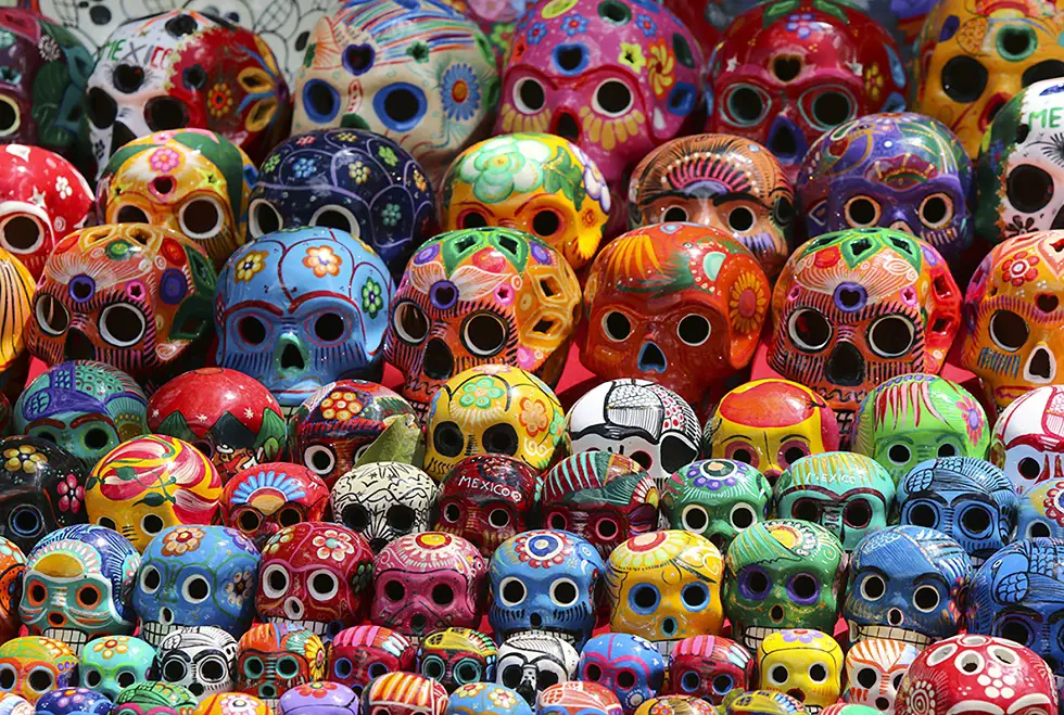 Mexico_Day Of The Dead Skulls Mexico_Day Of The Dead Skulls