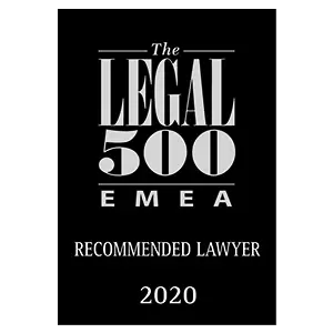 Legal 500 Emea 2020 Recommended Lawyer