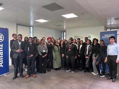 Bridging Barriers Allianz event group photo