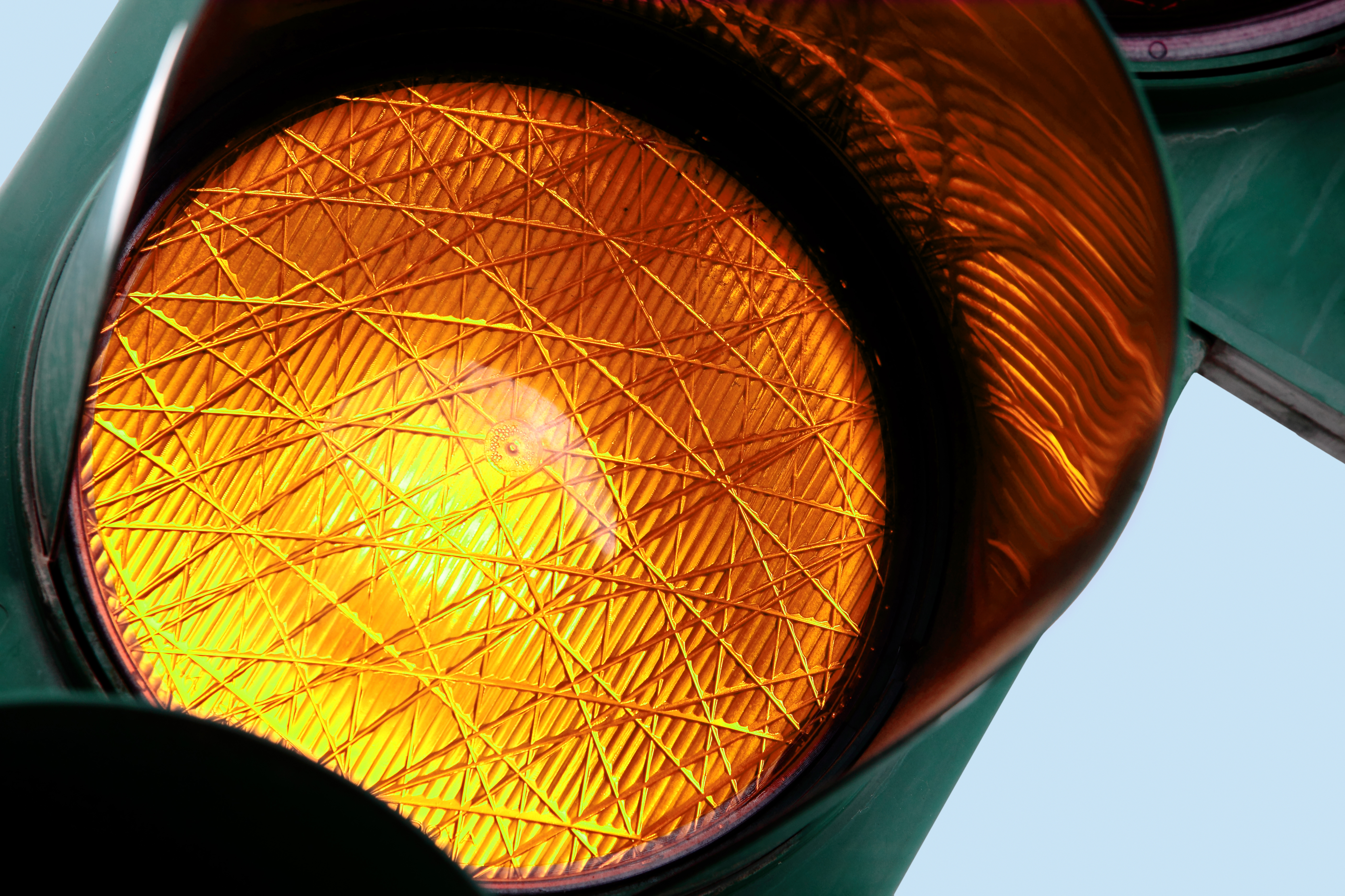 Amber Traffic Light