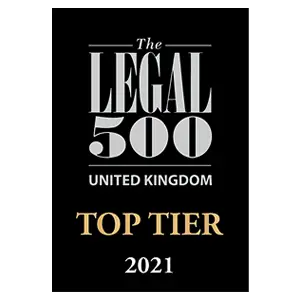 Legal 500 Uk 2021 Top Tier Firm