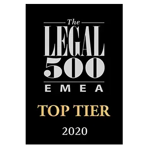 Legal 500 Emea 2020 Top Tier Firm
