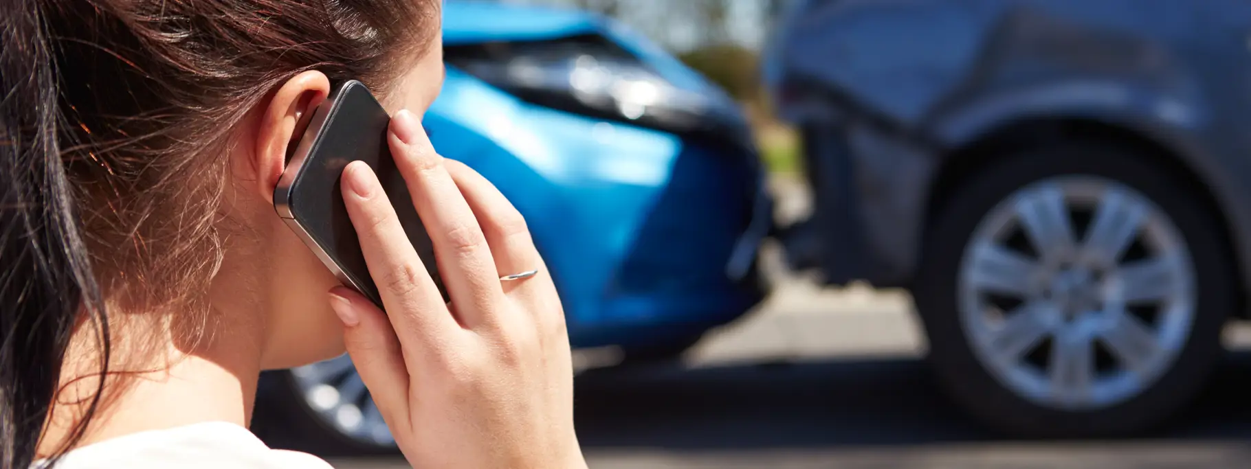 Car Collision Phone Call Car Collision Phone Call