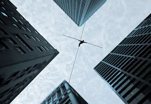 Highline Walker In City Highline Walker In City